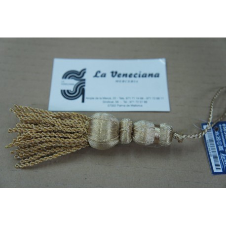 BORLA METALIZADA 12 CM