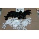 APLIQUE BORDADO FLOR CRISTAL   APROX. 30*11  654060