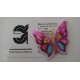 APLICACION MARIPOSA LENTEJUELA TERMOADHESIVA