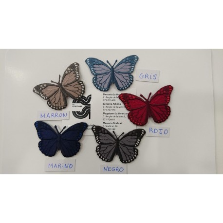 APLICACION MARIPOSA TERMOADHESIVA