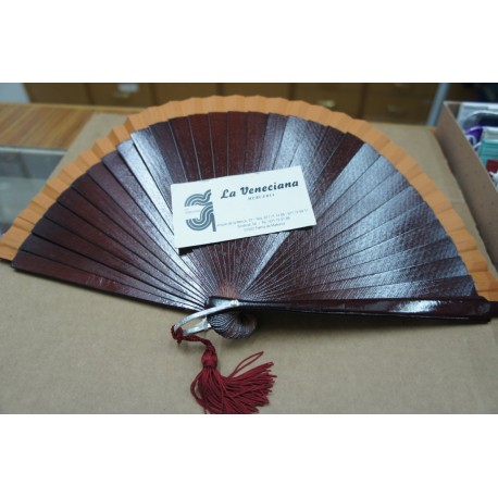 ABANICO MADERA ANILLA/BORLA 816