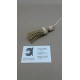 BORLA HILO REC 3 MADERAS 10 CM DORADA