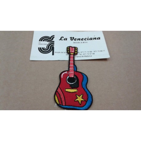 APLICACION TERMOADHESIVA GUITARRA APROX 8*4 CM