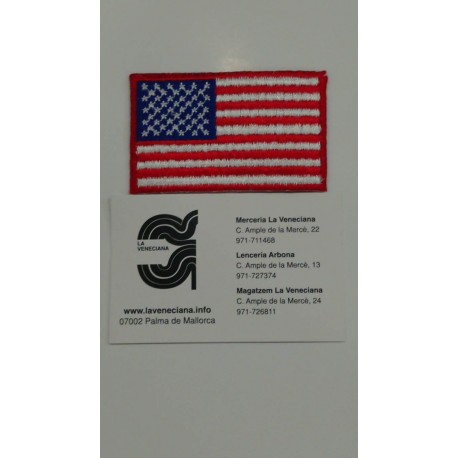 APLICACION BANDERA USA TERMOADHESIVA