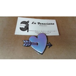 APLICACION TERMOADHESIVA CORAZON/FLECHA APROX 5*6 CM