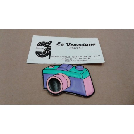 APLICACION TERMOADHESIVA CAMARA DE FOTOS APROX 4*6 CM
