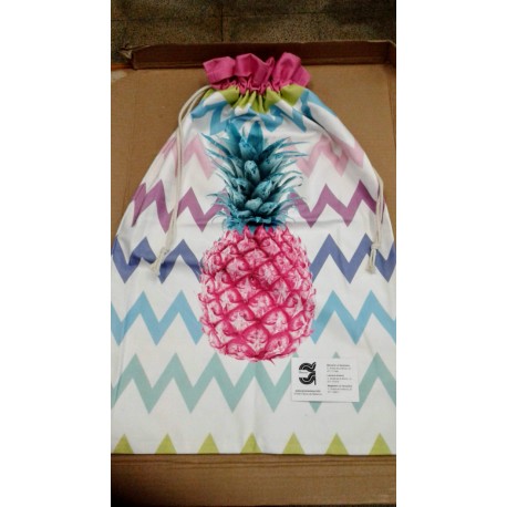 BOLSA DE PAN 100% ALGODON 60*40 CM 'PIÑA'
