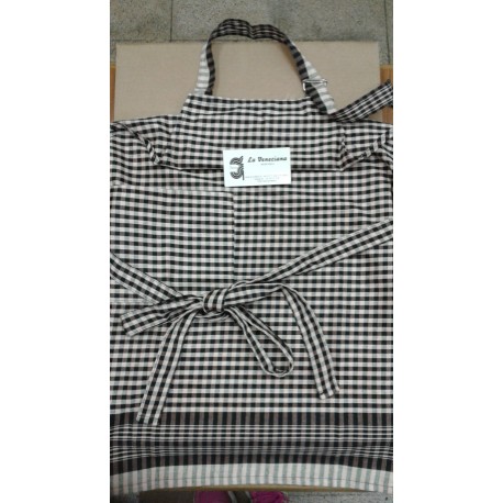 DELANTAL AJUSTABLE 80*65 CM ALGODÓN