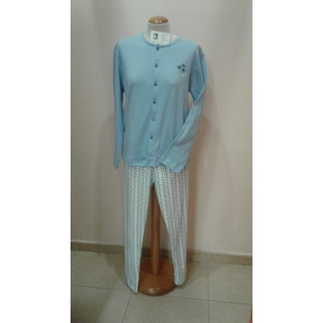PIJAMA MUJER 50% ALGODON 50% POLIESTER