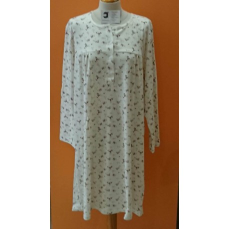CAMISON 50% ALGODON 50% POLYESTER M/L ESTAMPADO