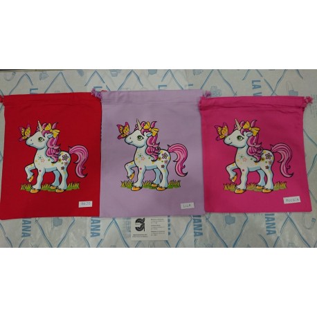 BOLSA MERIENDA UNICORNIO APROX 23*25 CM