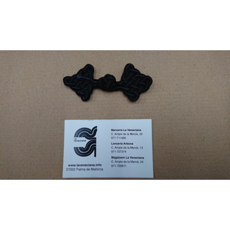 ALAMAR RAYON NEGRO APROX 8.5*3.5 CM