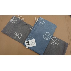 BOLSA DE PAN 57*37 CM 'ESPIRAL' 100% ALGODON