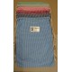 BOLSA MOCHILA DE VICHY  DE TELA APROX 34*46 CM