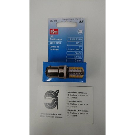 BOMBILLA LED CON BAYONETA