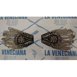 HOMBRERAS FANTASIA CADENA 1 PAR APROX 6*8 CM