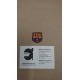 APLICACION ESCUDO F.C. BARCELONA APROX 3*3 CM TERMOADHESIVA