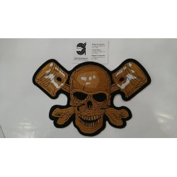 APLICACION GRANDE CALAVERA TERMOADHESIVA APROX 27*18 CM
