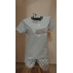 PIJAMA MUJER M/C CORAZONES 98% ALGODON Y 2% POLIESTER