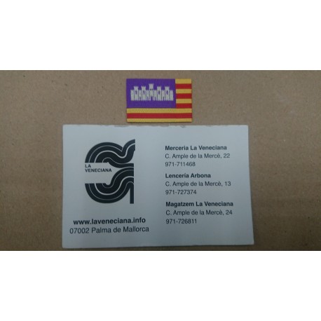 APLICACION MINI BANDERA BALEARES 3*2 TERMOADHESIVA