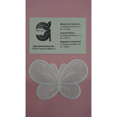 APLICACION APROX 6*9 CM TERMOADHESIVA MARIPOSA