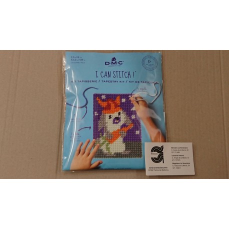 KIT INICIACION DE MEDIO PUNTO 13*18 CM CONTIENE AGUJA E HILOS
