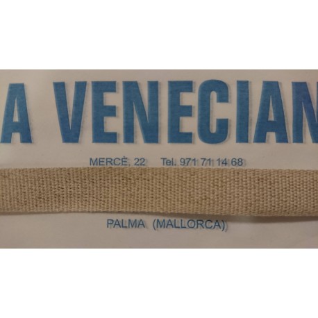 CINTA LINO 15 MM       50% LINO Y 50% ALGODON