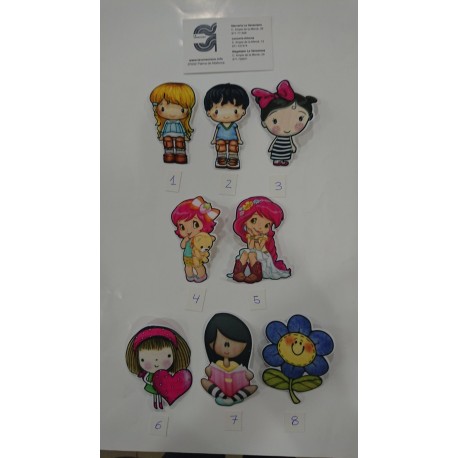 APLICACIONES INFANTIL NIÑAS TERMOADHESIVAS