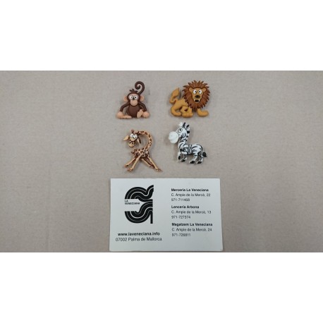 BOTON DECORATIVO SAFARI  4 U.