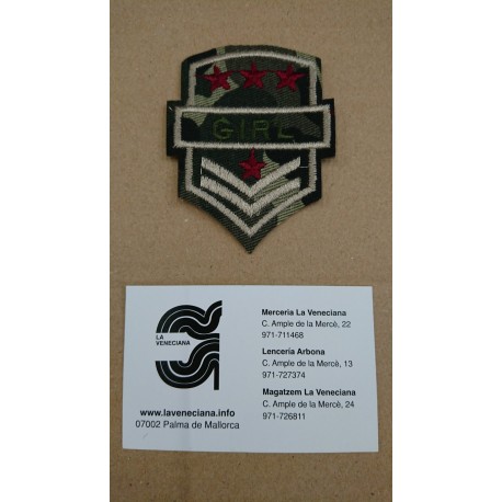 AQPLICACION MILITAR TERMOADHESIVA