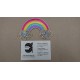 APLICACION ARCOIRIS BORDADO TERMOADHESIVO APROX 6.5*10 CM