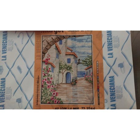 CAÑAMAZO  MEDIO PUNTO 30.40 CM PAISAJE