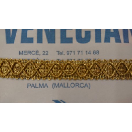 GALON METALIZADO 12 MM
