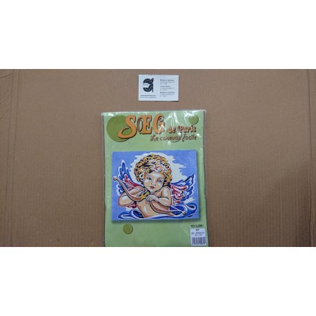 KIT ANGELES DE MEDIO PUNTO 20*25 CM CONTIENE AGUJA E HILOS