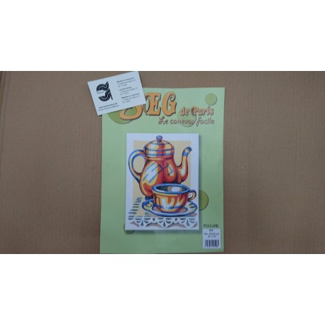 KIT COCINA DE MEDIO PUNTO 20*25 CM CONTIENE AGUJA E HILOS
