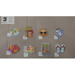 APLICACION TERMOADHESIVA 'VERANO'   APROX 7*7 CM