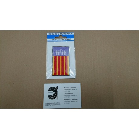 APLICACION BANDERA MALLORCA TERMOADHESIVA 4.5*7 CM