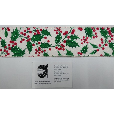 CINTA NAVIDAD 6 CM