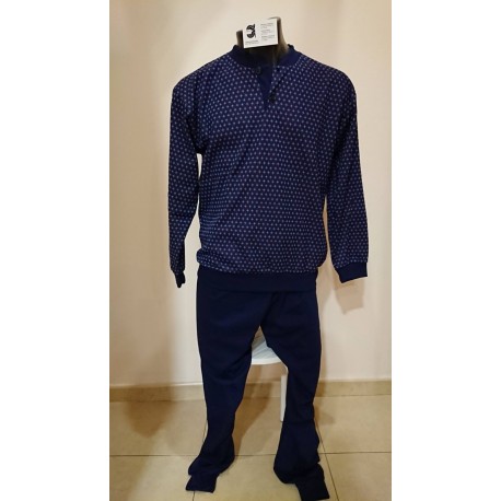 PIJAMA HOMBRE  ALGODON 50%  POLIESTER 50%