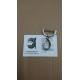 MOSQUETON METAL NICKEL FREE PLATA