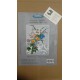 KIT MEDIO PUNTO 25*25 CM'FLOR MONTAÑA'CONTIENE AGUJA E HILOS
