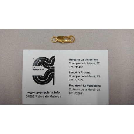 MOSQUETON CON ANILLAS 21*7 MM