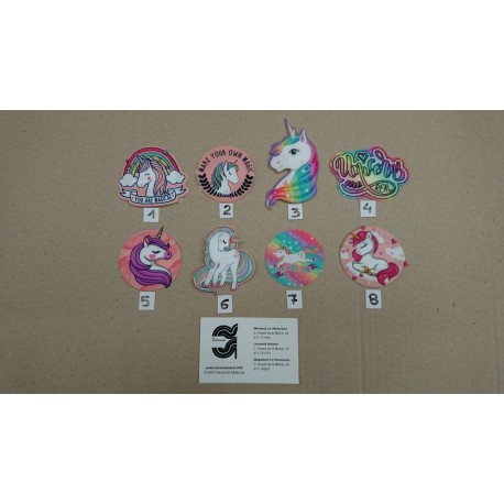 APLICACION UNICORNIOS TERMOADHESIVAS