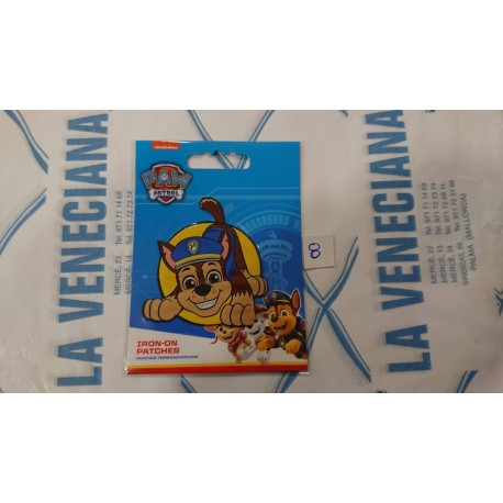 APLICACION PATRULLA CANINA TERMOADHESIVA  6*6 CM