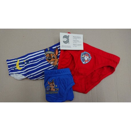 PACK-3 SLIPS NIÑO PATRULLA CANINA