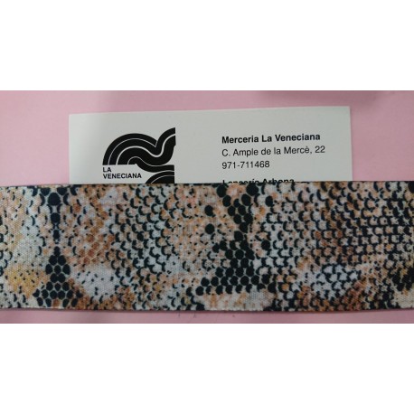 CINTA DOS CARAS LEOPARDO, CEBRA O SERPIENTE
