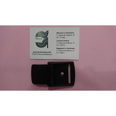 CIERRE MOCHILA DE 3 CM DE PLASTICO NEGRO