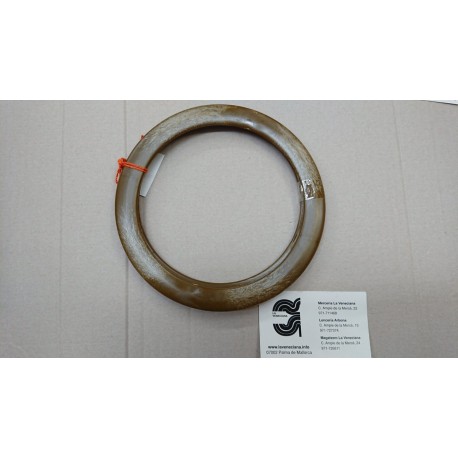 PAR  ASAS BOLSO REDONDA DE PASTA APROX 16 CM