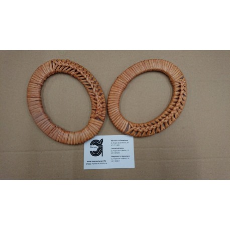 ASA MADERA-MIMBRE 12.5*15 CM 1 PAR