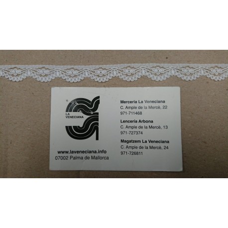 PUNTILLA NYLON 1 CM 100% POLIAMIDA